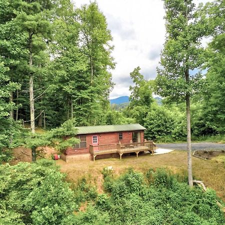 Quaint Log Cabin With Views Near West Jefferson Warrensville Bagian luar foto
