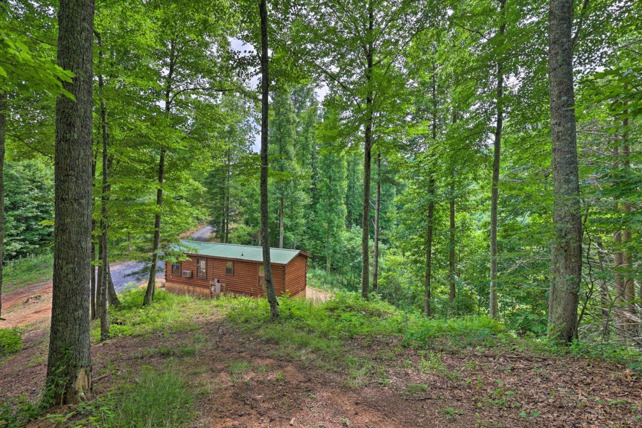 Quaint Log Cabin With Views Near West Jefferson Warrensville Bagian luar foto